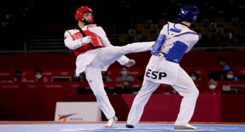 مصر في طوكيو.. عبد الرحمن وائل يتأهل لربع نهائي التايكوندو 